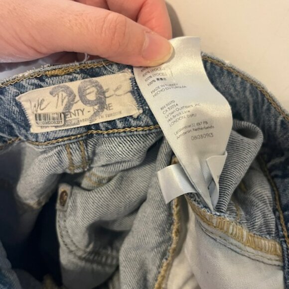 We The Free Old West Slouchy High Rise Wide Leg Jeans (StyleOB1280913) Sz 29 - Picture 5 of 9